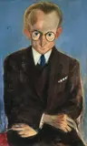 Pol (Paul) Cassel, Bildnis Paul Fechter, 1925, Öl auf Leinwand