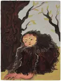 Georg Wilson, No Crow, 2022, oil on board
