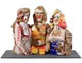 Red Grooms, Les Demoiselles de Marseilles, 1984, found cardboard, foil and glue