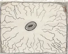 Steven Parrino, IT, 1994, marker, pencil and ink on paper