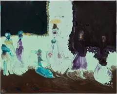Genieve Figgis, Royal Gathering, 2014, acrylic on canvas