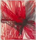 Andrea Marie Breiling, The Devil's Fool, 2021, acrylic and spray paint on canvas