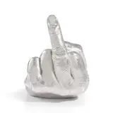 Ai Weiwei, Artist's Hand, 2017, electroplated rhodium on cast urethane resin