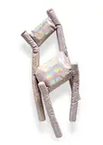Katie Stout, Sad Chair 2, 2015, lamé and cotton