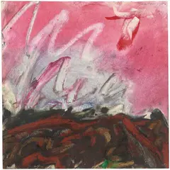 Michael Goldberg, Untitled, 1985, oil on paper