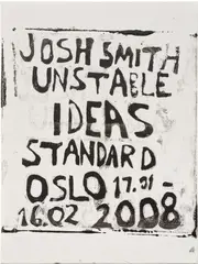 Josh Smith, Untitled, 2008, acrylic screenprint on canvas