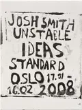 Josh Smith, Untitled, 2008, acrylic screenprint on canvas