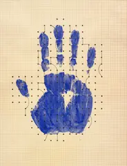 Gabriel Orozco, Fear Not, 2001, acrylic and ink on printed paper