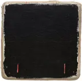 Otis Jones, Black with Two Red Lines, 2009, acrylic on linen over board and panel