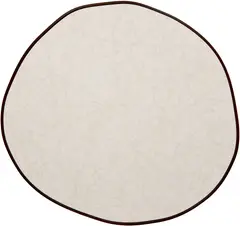 Davide Balula, Artificially Aged Painting (Wet, Dry, Wet, Dry, Wet, Dry), 2014–2015, factory-primed linen, in artist's frame