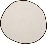 Davide Balula, Artificially Aged Painting (Wet, Dry, Wet, Dry, Wet, Dry), 2014–2015, factory-primed linen, in artist's frame