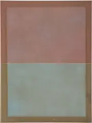 Matt Connors, Le Rayon Jaune, 2012, acrylic and colored pencil on canvas