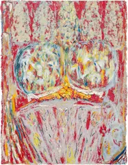 Mimi Lauter, Untitled, 2018, soft pastel and oil pastel on paper