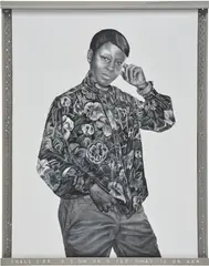 Alannah Farrell, Untitled, 2015, oil on canvas, in artist's frame