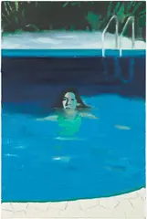 Jonathan Wateridge, Day Swim, 2021, oil on canvas