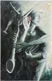 Eden Seifu, Can You Hear What I Hear?, 2022, acrylic on canvas