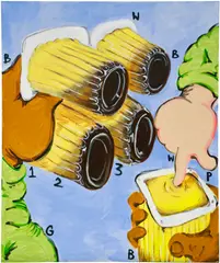 Olivia Sterling, Individual Fun, 2020–2021, acrylic on canvas