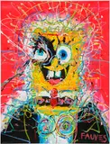 John Paul Fauves, Bob the Mona, 2020, acrylic and oil on canvas