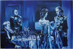 Ming Ying, Blessing (2), 2022, oil on cotton