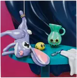 César Piette, Still life with Rabbit, 2020, acrylic on panel