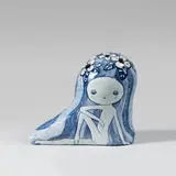 Chiho Aoshima, Miss Flower, 2020, glazed ceramic