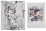 Emi Kuraya, Two Works: (i) Untitled; (ii) Untitled, 2020, pen and watercolor on paper
