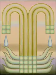 Molly Greene, Jetsam, 2023, acrylic on canvas