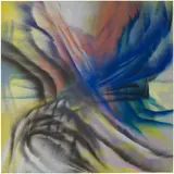 Andrea Marie Breiling, Two Balloons, spray paint on canvas