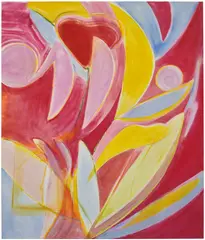Malin Gabriella Nordin, Flamman, Flashe on canvas