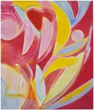Malin Gabriella Nordin, Flamman, Flashe on canvas