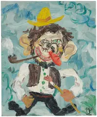 Matías Sánchez, PINTOR EN PROVENZA, 2020, oil on canvas