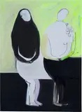 Lulu Ngie, Shoulder and arms gave me hints, 2022, oil on linen