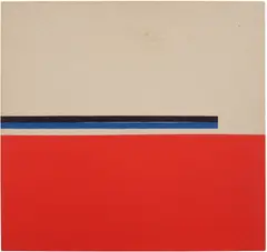 Hsiao Chin, Contemplation, 1968, acrylic on canvas stretched over panel