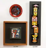 Ellamarie Woolley, Enamel plaque, Executed c. 1965