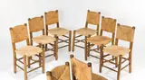 Charlotte Perriand, Side chairs (8)