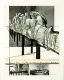 Christo, Wrapped Statues, 1988, Photocollage and screenprint