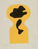 Jean Arp, Soleil Recercle, 1966, Woodcut