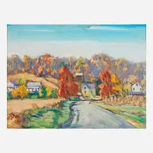 Scene Near Hellertown by Walter Emerson Baum, sold Nov 2019
