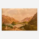 Frederick DeBourg Richards, A View of Lake Como