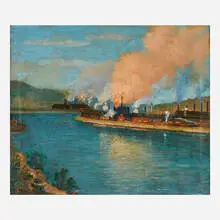 Aaron Harry Gorson, Steel Mill on the River