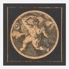 Hendrick Goltzius, The Fall of Tantalus from The Four Disgracers