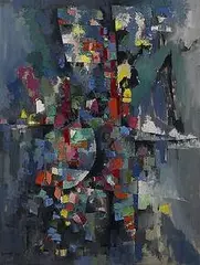Robert Jay Wolff, Anonymous Illusion, 1949, oil on canvas