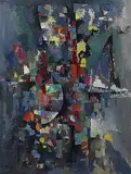Robert Jay Wolff, Anonymous Illusion, 1949, oil on canvas