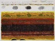 Lawrence Calcagno, Mixed Media 29-III-75, 1975, mixed media on canvas