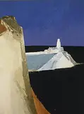 Hamilton Fraser, Seascape with Cliffs, oil on canvas