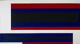 Ilya Bolotowsky, Black, Blue and Red Horizontal
