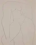 Louise Nevelson, untitled (Nude)