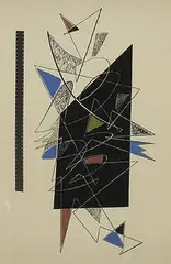 Gino Severini, Composition, c. 1955, lithograph