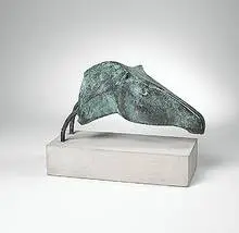 Michael Croydon, Horse Head I, 1978, bronze, cast stone