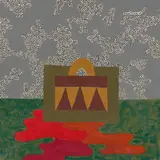 Alexis Akrithakis, Ohne Titel, 1971, Öl auf Leinwand